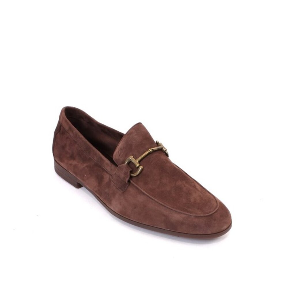 Frau 2493 Brown Suede Leather Moccasins Loafers Shoes